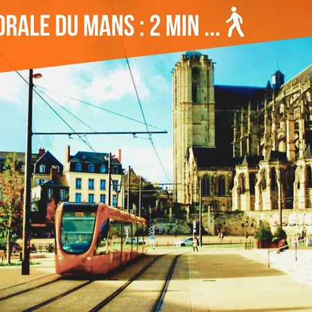 דירה Sweet & - Centre-ville & Proche Circuit Des 24h - Climatise - Parking - By *