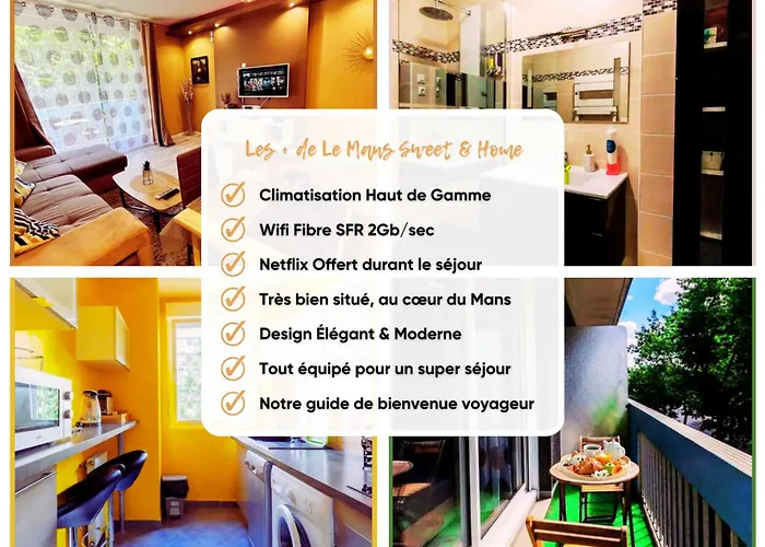 Apartamento Sweet & - Centre-ville & Proche Circuit Des 24h - Climatise - Parking - By *
