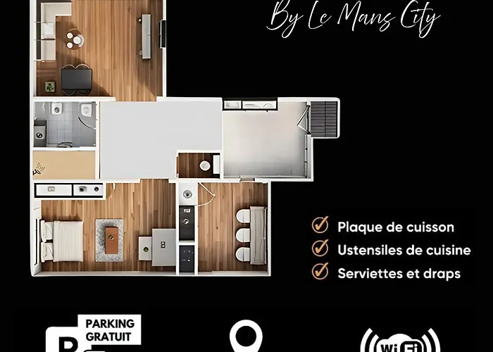 Apartamento Sweet & - Centre-ville & Proche Circuit Des 24h - Climatise - Parking - By